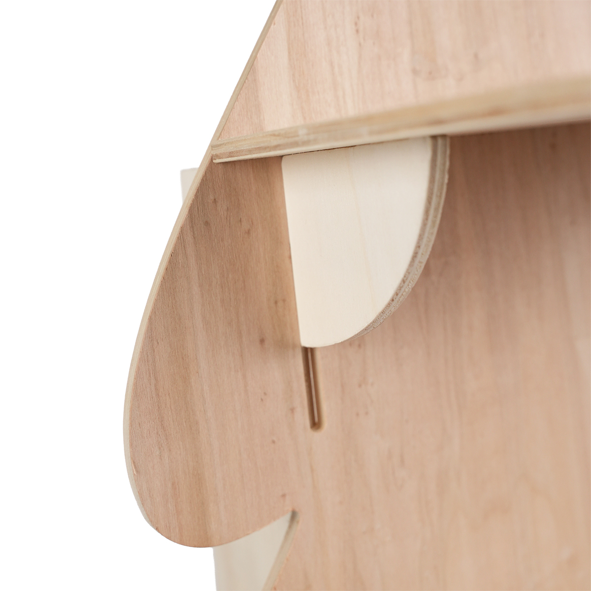 Étagère sapin bois peuplier 80 x 41 x H 140 cm - Présentoir bois - Étagères en bois-3