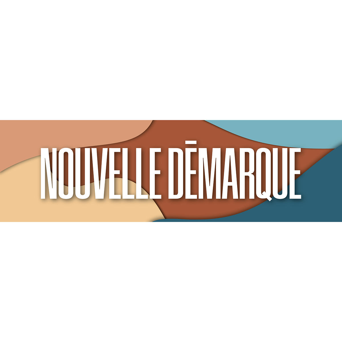 Affiche NOUVELLE DÉMARQUE nature organique 80 x 25 cm papier ½ mat 170g - Affiches démarques