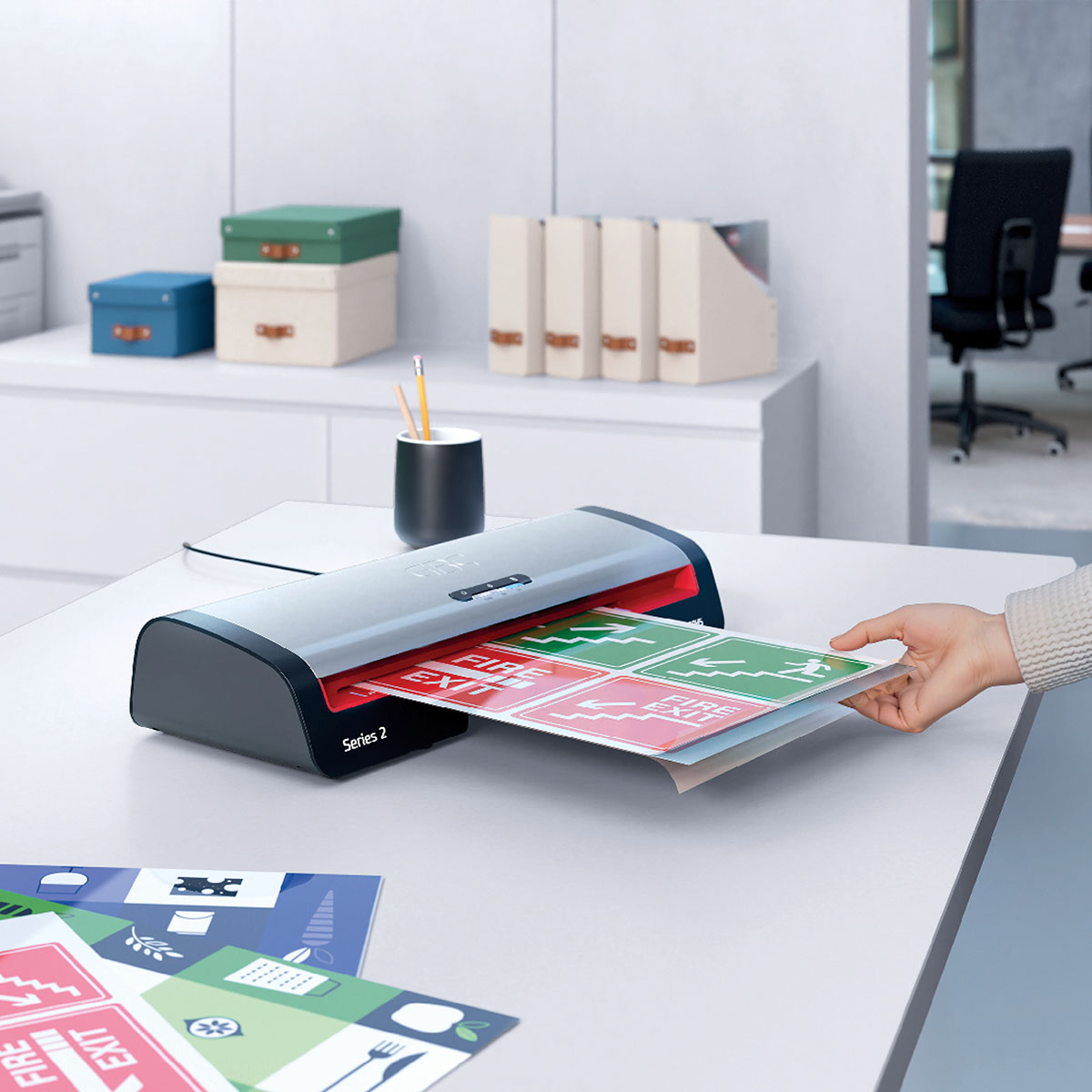 Plastifieuse A3 GBC 250HS haute vitesse 75 à 125 microns - Plastifieuses-2