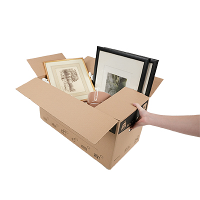 Caisse américaine carton, carton simple cannelure 60x30x30cm, paquet de 20 - Caisses américaines cartons-13