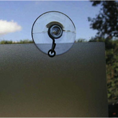 Ventouses à crochet - Transparent - ø 4,5 cm - Paquet de 5 - Crochets - Anneaux-1