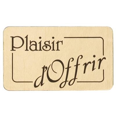 Étiquettes cadeaux adhésives Plaisir d'offrir or brillant - Paquet de 1000 - Étiquettes cadeaux adhésives