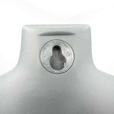 Buste homme plastique H 60 cm - Gris - Bustiers et fessiers-3