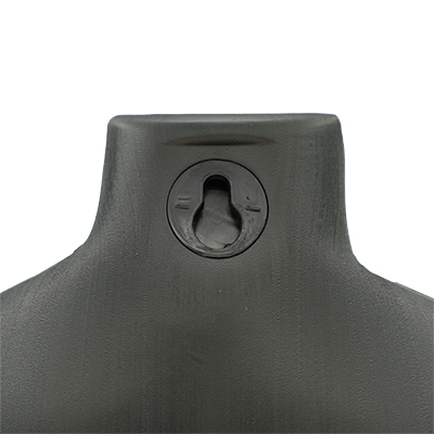 Buste homme plastique H 60 cm - Torse homme - Noir - Bustiers et fessiers-3