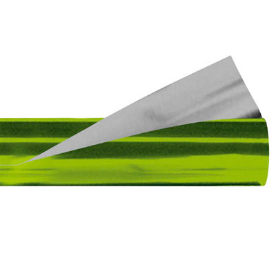 Film métallisé réversible polypropylène vert 70 cm x 50 m 30µ - Films métallisés réversibles polypropylène 