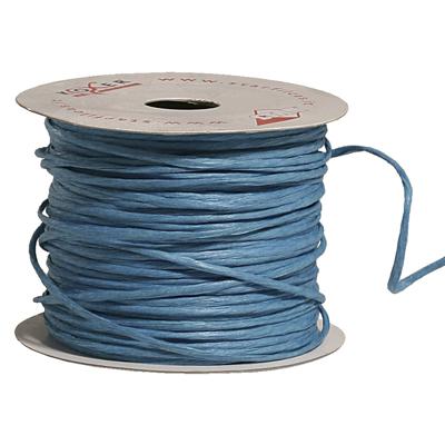 Ruban tourbillon laitonné bleu turquoise 50m - Rubans tissu, Cordons