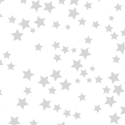 Film fleuriste - Film polypropylène Étoiles blanches 80 cm x 120 m 35 µ - Films polypropylène à motifs-1