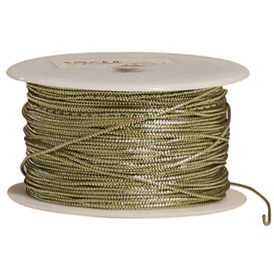 Cordon fil nylon or 100m - Rubans tissu, Cordons