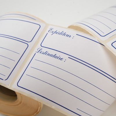 Étiquettes adhésives Expéditeur-Destinataire - Marquage d'expédition-4