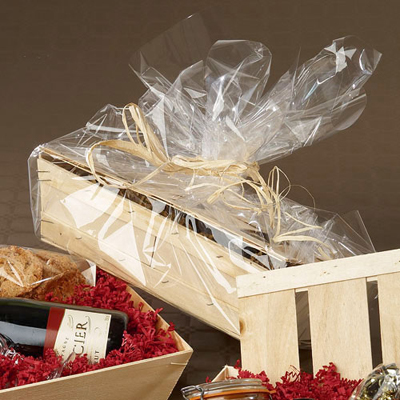 Film fleuriste - Film polypropylène transparent neutre 30µ 80 cm x 120 m - Films polypropylène neutres-1