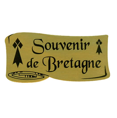 Étiquettes cadeaux adhésives Souvenir de Bretagne - Étiquettes cadeaux adhésives