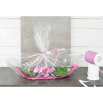 Film fleuriste - Film polypropylène transparent neutre 35µ 80 cm x 120 m - Films polypropylène neutres-2