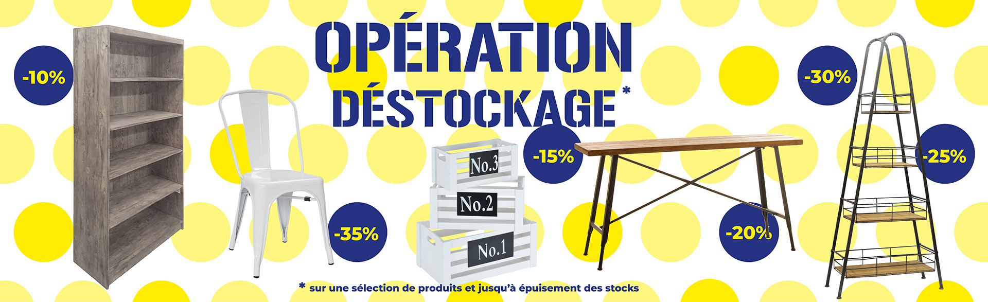 Profitez des produits en déstockage pour faire des économies !