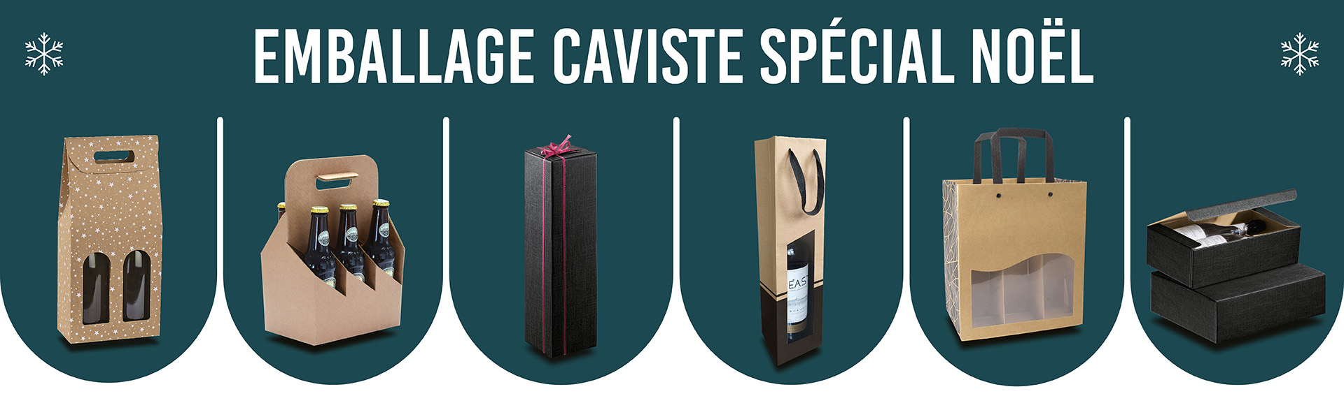 Sacs et boîtes bouteilles Spécial Noël