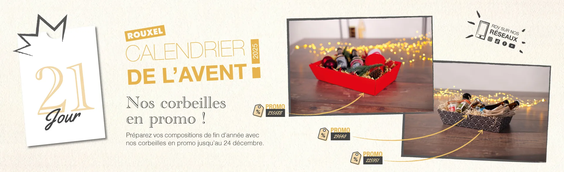 Nos corbeilles en promo