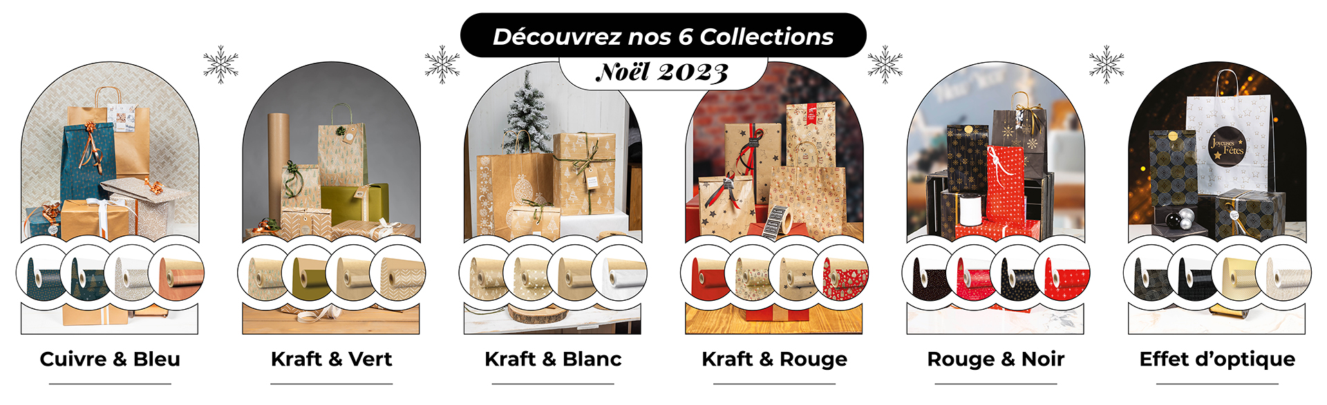 Découvez nos différentes collections d'emballage tendance Noel 2023 !