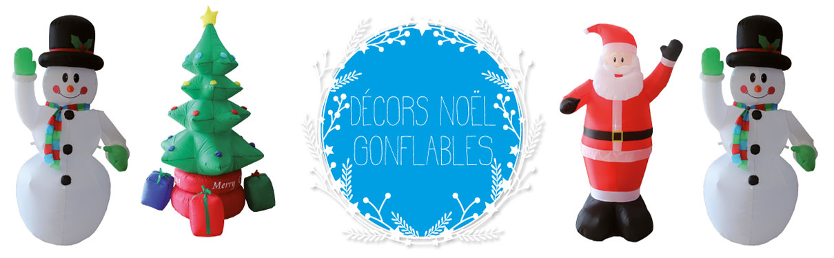 Décors de Noël gonflables