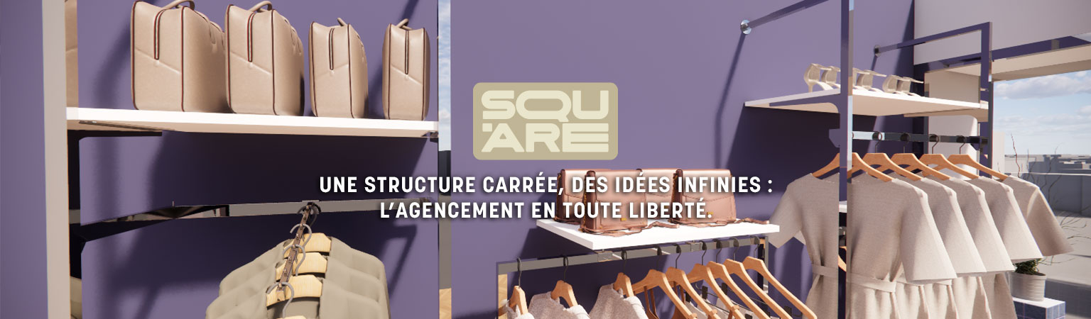 Ligne Square 25 chromé