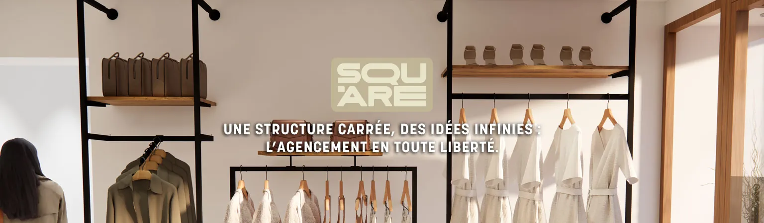 Ligne Square 25 noir