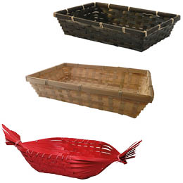 Corbeilles bambou