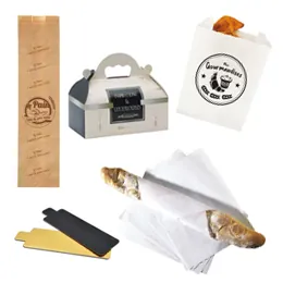 Emballage Boulangerie, Emballage pâtisserie