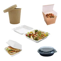 Emballage Vente à emporter