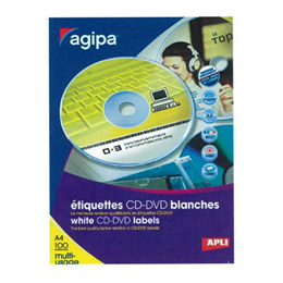 Étiquettes CD/DVD