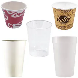 Gobelets carton, Gobelets café