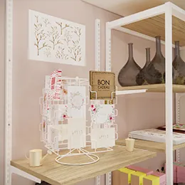 Ligne Square 25 blanc