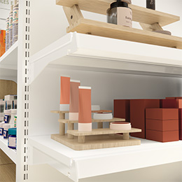 Ligne Store blanc pas de 25 mm