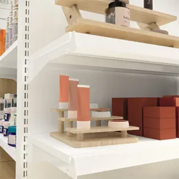 Ligne Store blanc pas de 25 mm