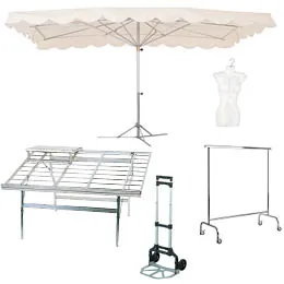 Matériel marché, Matériel forains