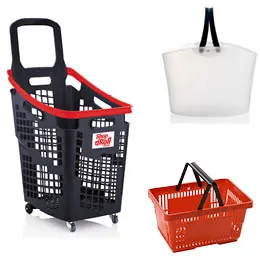 Paniers libre-service et chariots