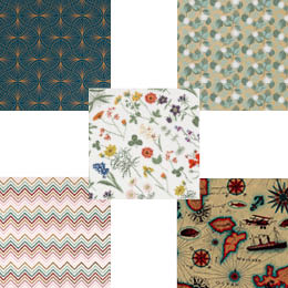 Papiers cadeaux à motifs
