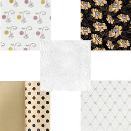 Papiers cadeaux à effets