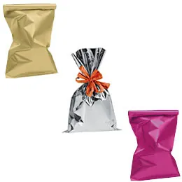 Pochettes cadeaux métallisées