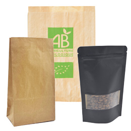 Sachets kraft alimentaires