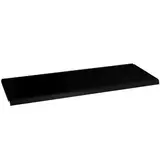 Tablette tôle monobloc - Ligne Store noir pas de 25 mm