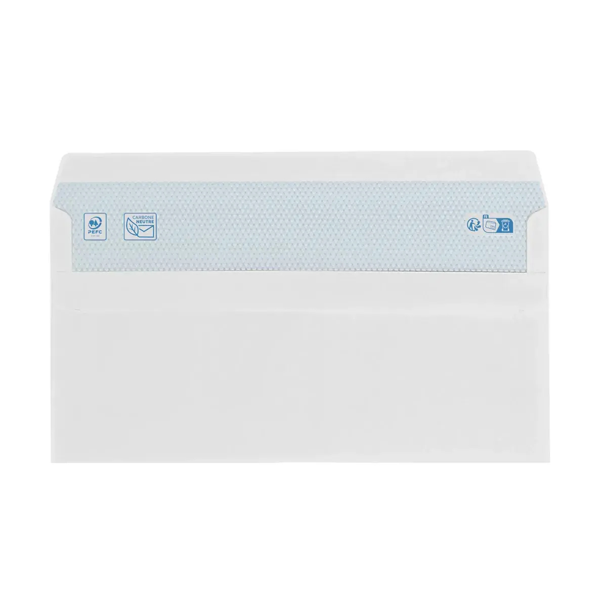 Enveloppe blanche DL 110 x 220 mm 80g sans fenêtre La Couronne - Paquet de 500 - Enveloppes blanches-3