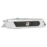Cutter de sécurité avec système autobloquant lame 18 mm métal / caoutchouc