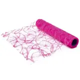 Chemin de table Sizoweb 30 cm x 25 m - Chemin de table intissé - Prune - Revêtements, Tissus et Rideaux