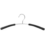 Cintre métal mousse antidérapante 40 cm - Cintre antidérapant - Lot de 50 - Cintres métal