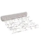 Chemin de table Sizoweb 60 cm x 25 m - Chemin de table intissé - Argent - Chemins de table jetables, Sets de table papier