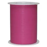 Bolduc mat fuchsia 10 mm x 250 m polypropylène – Ruban cadeau rose - Bolducs unis