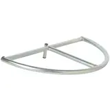 Penderie demi-cercle 72 x 38 cm Acier galvanisé - Penderie marché - Penderies et accessoires pour parasol