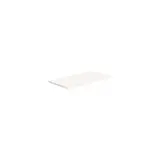 Tablette droite bois mélaminé chant PVC 60 x 30 cm ép. 18 mm - Blanc - Lot de 2 - Tablettes Bois mélaminé