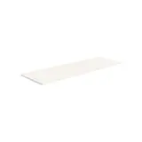 Tablette droite bois mélaminé chant PVC 120 x 40 cm ép. 18 mm - Blanc - Lot de 2 - Tablettes Bois mélaminé