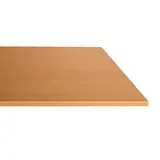 Tablette droite bois mélaminé chant PVC 60 x 40 cm ép. 18 mm - Hêtre - Lot de 2 - Tablettes Bois mélaminé