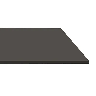 Tablette droite bois mélaminé chant PVC 100 x 40 cm ép. 18 mm - Gris anthracite - Lot de 2 - Tablettes Bois mélaminé