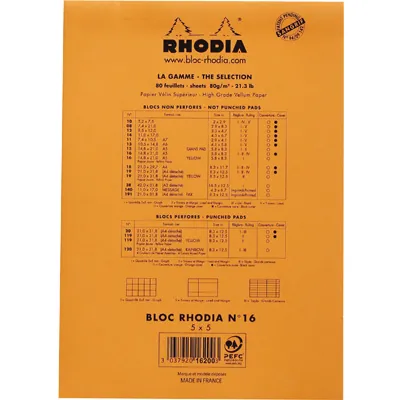 Bloc bureau feuilles petits carreaux - Cahiers et blocs notes-3